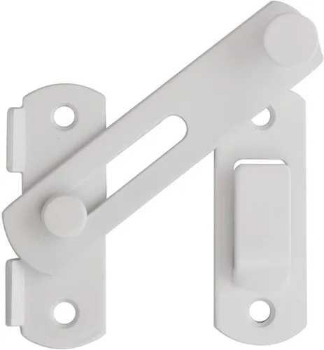 Alise Cerradura de puerta abatible de 4 pulgadas, cerradura de puerta de seguridad para valla de madera de granero, puertas francesas correderas,