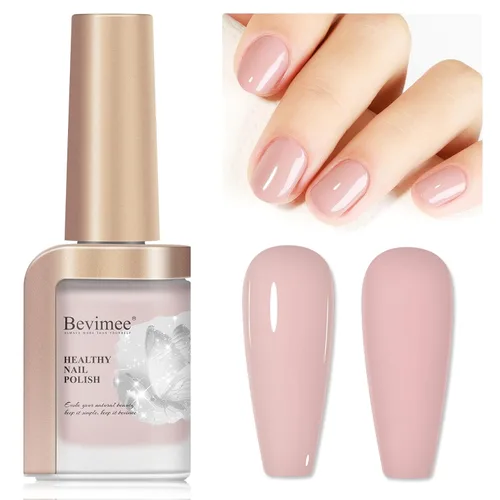 Miniatura 16 de Esmalte de uñas de secado rápido, color rosa, esmalte de uñas transparente, esmalte de uñas de secado rápido regular, a granel, sin gel, de larga