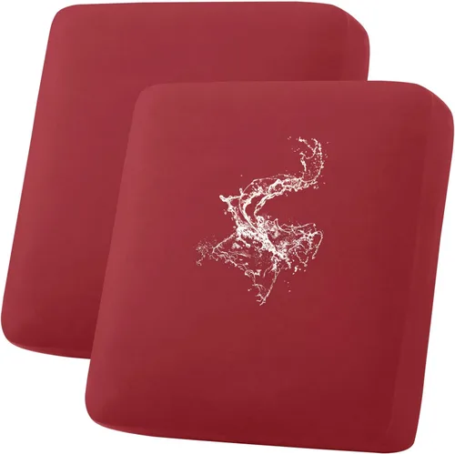 Miniatura 59 de hyha Fundas de cojín impermeables para sofá, funda elástica para asiento de sofá para perro, lavable, antideslizante, impermeable, fundas de cojín