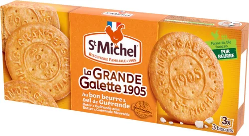 Miniatura 3 de St Michel La Grande Galette Mantequilla salada, 5.3 onzas