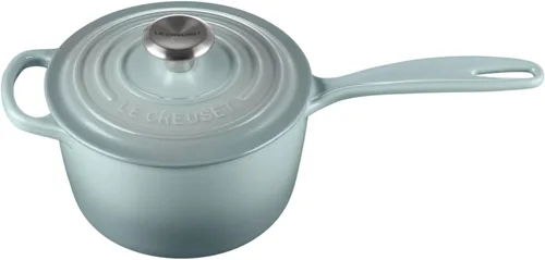 Miniatura 16 de Le Creuset Cacerola Signature de hierro fundido esmaltado, 2.25 cuartos de galón., Marsella Marseille