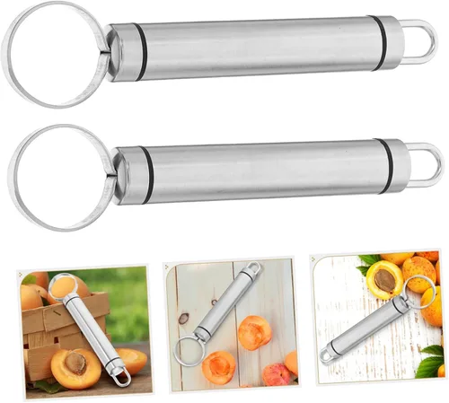 Miniatura 7 de CALLARON Herramienta de descorazonador de frutas y verduras, descorazonador de durazno, pimienta, aparatos de cocina para el hogar y tienda