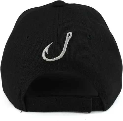 Miniatura 3 de Shut Up and Fish con Bass y Hook Gorra de béisbol estructurada bordada