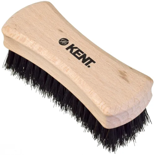 Miniatura 13 de Kent BRD2 - Cepillo de cerdas de jabalí para barba para hombre, cerdas de jabalí blancas naturales especialmente cortadas para dar forma y aseo