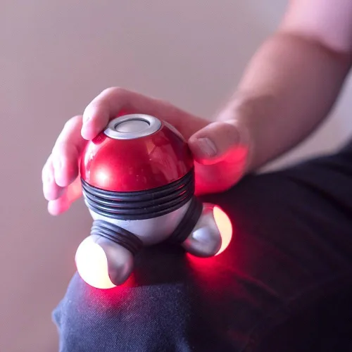 Miniatura 2 de Mini masajeador de mano – Potentes vibraciones de masaje para alivio muscular y relajación, masajeador corporal vibratorio portátil con luz LED