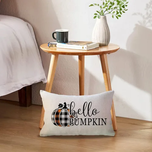 Miniatura 3 de ULOVE LOVE YOURSELF Hello Fall - Juego de 2 fundas de almohada decorativas de 18 x 18 pulgadas para sofá, sofá, sofá, porche
