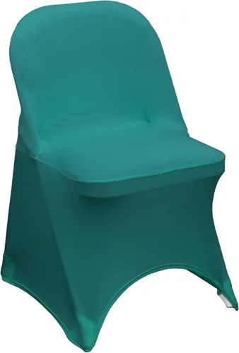 Miniatura 51 de YOUR CHAIR COVERS - Funda para silla plegable de elastano azul claro - Funda de cojín tapizada plegable elástica ajustable extraíble lavable