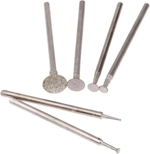 Miniatura 3 de 6PCS 2.35mm Diamond Grinding Word Jade Tools Needle Agate Tool 1/2/3/4/6/8MM