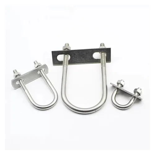 Miniatura 6 de Tornillo extendido en forma de U de acero inoxidable 304/abrazadera de tubo en forma de U con deflector/perno en forma de U/aro cuadrado/aro