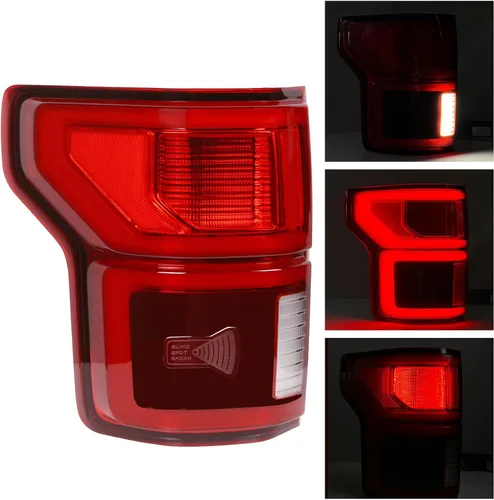 Miniatura 6 de Luz Trasera LED con Punto Ciego Compatible con Ford F150 2018 2019 2020 Lado Izquierdo del Conductor Luz Trasera Lámpara de Freno Trasero Ensamblaje