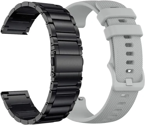 Miniatura 8 de Correas de reloj de 0.866 pulgadas compatibles con Fossil Gen 6, 5E, 5LTE, 5 Carlyle Garrett, Julianna para mujer, Explorist HR Gen 4, repuesto
