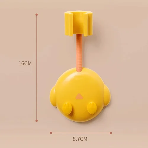 Miniatura 7 de Soporte para cabezal de ducha, soporte ajustable para cabezal de ducha con ventosa al vacío, soporte multifuncional para cabezal de ducha de mano