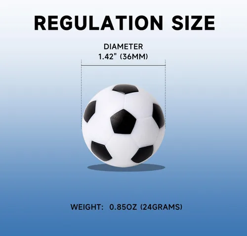 Miniatura 2 de GSE Games & Sports Expert 6/12-Pack Foosball Table Replacement Balls, 36mm(1.42") Tabletop Soccer Football Balls for Foosball Table Accessories