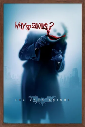 Miniatura 7 de Trends International DC Comics - Póster de pared de The Dark Knight - The Joker - Why So Serious, 14.725 x 22.375 pulgadas, versión enmarcada