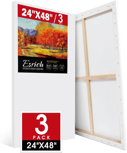 Miniatura 8 de Paquete de 30 lienzos para pintar de 4 x 4 pulgadas, 5 x 7 pulgadas, 8 x 10 pulgadas, 9 x 12 pulgadas, 11 x 14 pulgadas, 12 x 16 pulgadas, lienzo