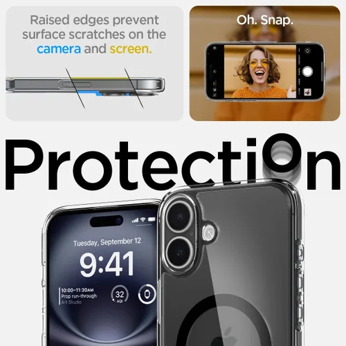 Miniatura 218 de Spigen Funda para iPhone 13 Mini, ultra híbrida MagFit [antiamarilleo] [compatible con Magsafe] - Transparente