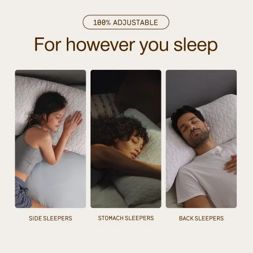 Miniatura 5 de Coop Home Goods Relleno extra Oomph, espuma viscoelástica de corte cruzado, relleno de almohada de densidad media, bolsa de relleno extra, recarga