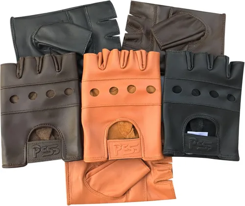 Guantes de piel de primera calidad con agujeros para nudillos, ciclo, gimnasio, ciclismo, construcción de carrocería, levantamiento de pesas,