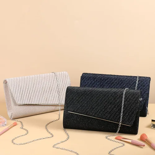 Miniatura 6 de ZHANNI - Bolsos de mano para mujer, bolsos de noche y cluthes con solapa, bolsos formales para bodas, fiestas, bailes de graduación, M