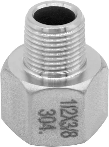 Miniatura 5 de Beduan Accesorio de Tubería de Acero Inoxidable 1/2" NPT Rosca Macho x 1/2" NPT Rosca Hembra Adaptador de Tubería