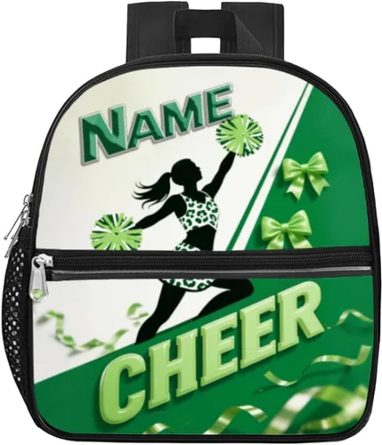 Miniatura 20 de Mochila transparente personalizada para niñas, mochila escolar de porristas de 12 x 6 x 12 pulgadas para mujeres, niños, adolescentes Azul