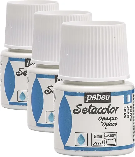 Miniatura 43 de Pebeo Setacolor - Pintura para tela (opaca, 45 ml), color dorado perla