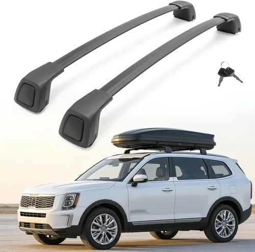 Miniatura 14 de Barras Transversales de Techo Actualizadas Compatibles con Volvo XC40 2018-2025, Barras Cruzadas Cerrables para Equipaje, Accesorios para Carga