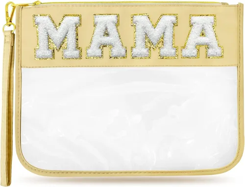 Miniatura 9 de Bolsa de viaje transparente con cremallera de chenilla, bolsa de maquillaje de nailon, bolsa de maquillaje de preparación, bolsa de aseo Bocadillos