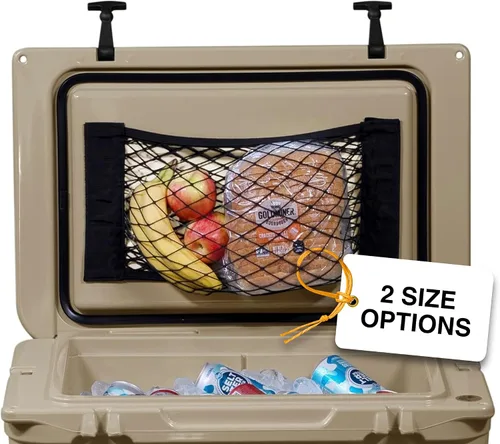 Red para hielera para almacenamiento en seco y organización – Compatible con YETI, RTIC, Ninja, Igloo, Coleman, Lifetime, Pelican Ice Chests –