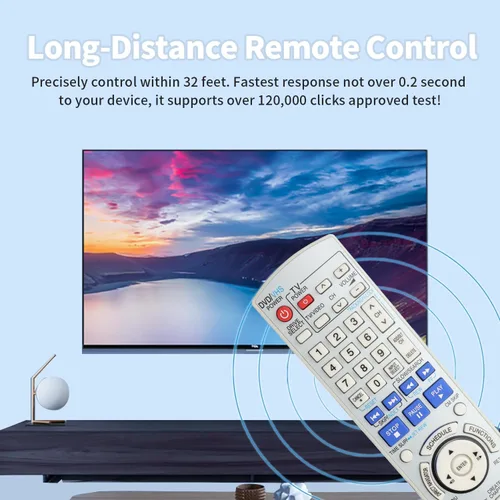Miniatura 3 de EUR7659Y70 - Control remoto compatible con grabadora de DVD VCR Panasonic DMR-ES25 DMR-ES35 DMR-ES45 DMR-ES46 DMR-ES25S DMR-ES35V DMR-ES45V