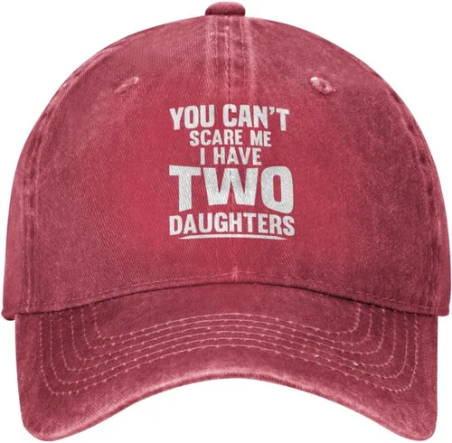 Miniatura 11 de You Can't Scare Me I Have Two Daughters Hat for Women Dad Hats Cute Hat