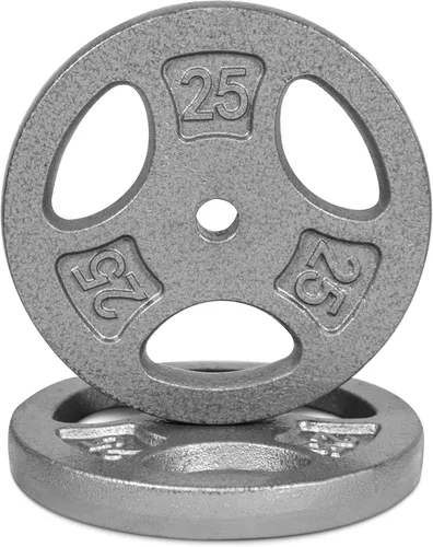 Miniatura 19 de CAP Barbell Placas de peso de agarre estándar de 1 pulgada Gris