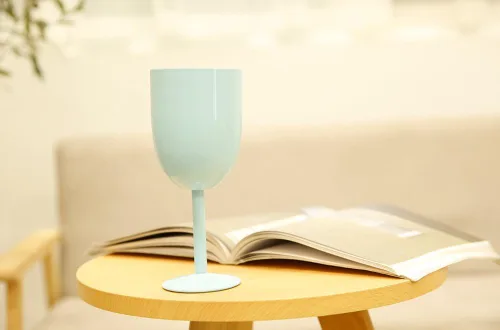 Miniatura 7 de AMZUShome Copas de vino de acero inoxidable (paquete de 2). Vaso de vino de doble pared aislado al vacío con tapa y pajita. Amistad, Navidad, Azul
