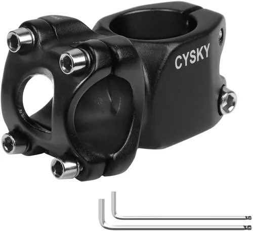 CYSKY Vástago de bicicleta 31.8 1.378 in/1.772 in/2.362 in/2.756 in 7 grados MTB vástago corto bicicleta de montaña vástago elevador extensor para
