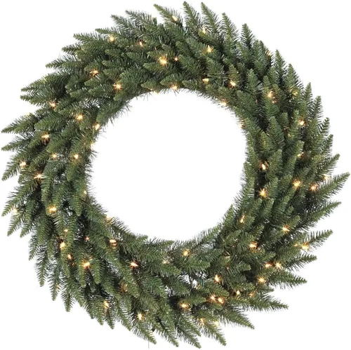 Miniatura 6 de Vickerman Guirnalda de Navidad artificial Bellevue Alpine con luces LED blancas cálidas, 36 pulgadas (A861037LED)