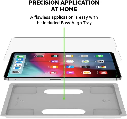Miniatura 3 de Belkin ScreenForce - Protector de pantalla de vidrio templado para iPad Pro de 12.9 pulgadas (modelo 2018), protección contra impactos resistente a