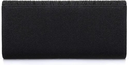 Miniatura 5 de Bolsas de noche con purpurina para mujer, elegante bolso de mano brillante con hebilla floral para boda, fiesta, baile de graduación