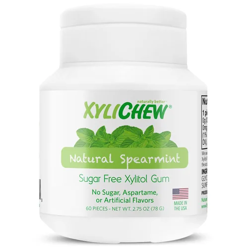 Miniatura 29 de Xylichew - Botes de goma de mascar 100% xilitol, sin OMG, gluten, aspartame y goma sin azúcar, cuidado bucal natural, alivia el mal aliento