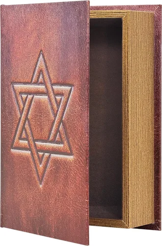 Miniatura 13 de PACOLO Cajas decorativas para libros, cubierta de madera sintética para guardar joyas ocultas, dinero y dinero en efectivo (As de corazones)