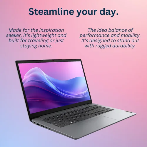 Miniatura 4 de Lenovo IdeaPad 1 - Computadora portátil, pantalla HD de 14", Intel Celeron N4020, 4 GB de RAM, 128 GB eMMC, cámara web, Wi-Fi 6, Windwos 11 Home
