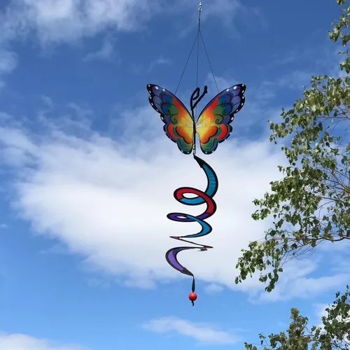 Miniatura 2 de In the Breeze Fantasía mariposa tema Twister decoración colgante al aire libre, 4288