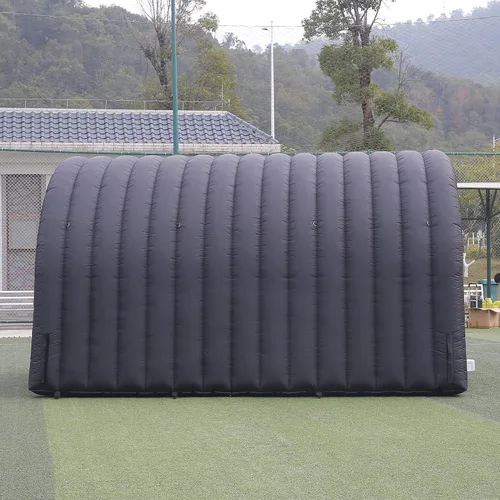 Miniatura 5 de SAYOK Túnel inflable de 16.8 pies, entrada de túnel deportivo, túnel deportivo, tienda de campaña inflable de túnel de fútbol con soplador