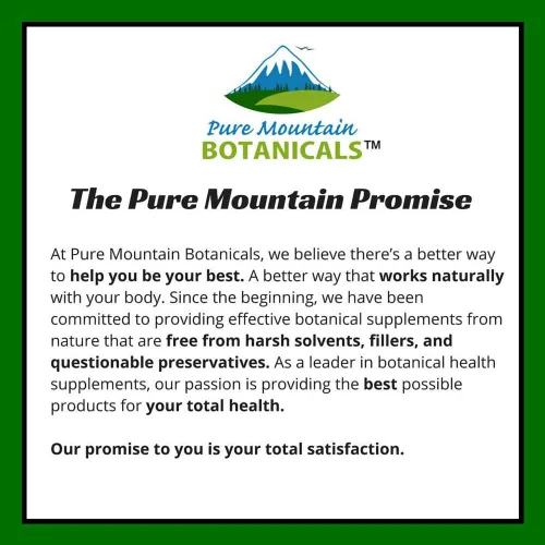 Miniatura 7 de Pure Mountain Botanicals Cardo mariano de alta potencia, 180 cápsulas veganas kosher con 450 mg de semilla y extracto de cardo mariano orgánico