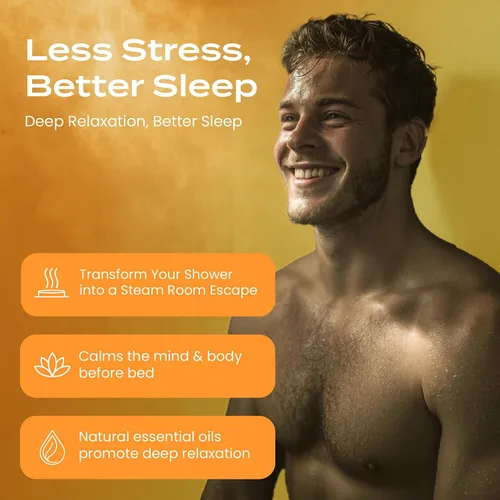 Miniatura 7 de Body Restore Shower Steamers - Paquete de 15 unidades de aromaterapia, regalo del día del padre para papá, regalos de cumpleaños para mujeres