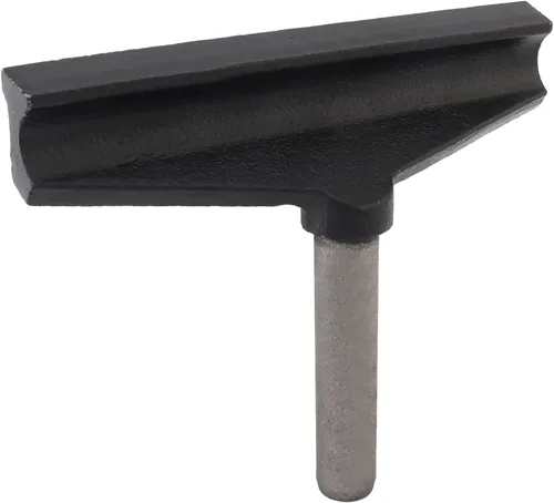 Miniatura 6 de Poste de herramientas de torno de hierro fundido de 6 pulgadas para carpintería, poste de descanso de herramientas de torno de carpintería de hierro
