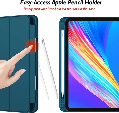 Miniatura 4 de iMieet Funda para Nuevo iPad Pro de 11 Pulgadas 2022 (4ª generación)/2021 (3ª generación) con portalápices
