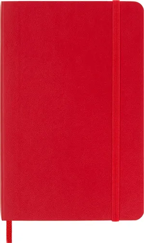 Miniatura 2 de Moleskine Cuaderno clásico, tapa suave, bolsillo (3.5 x 5.5 pulgadas), rayado/con líneas, rojo escarlata, 192 páginas
