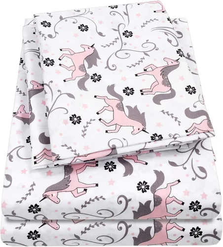 Colección de sábanas para niños 1500 Supreme - Divertido, colorido y cómodo juego de sábanas para niños y niñas, juego de sábanas para camas