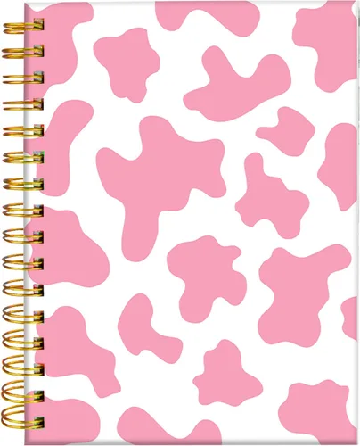 Miniatura 8 de iampanda Cuaderno de diario en espiral, encuadernación fuerte de doble alambre con papel de primera calidad para niñas y mujeres, 60 hojas A5