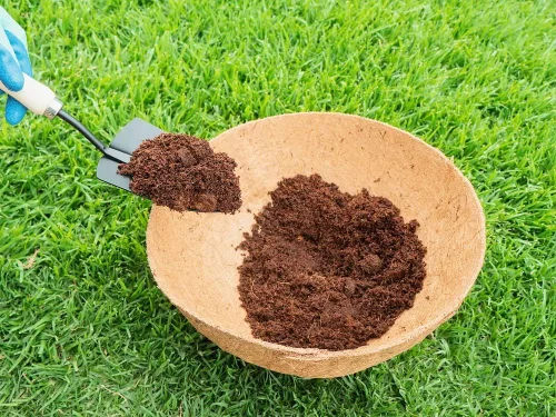 Miniatura 3 de Envelor Revestimientos de coco para macetas, revestimientos de repuesto para cestas colgantes, revestimientos de coco para macetas, cestas